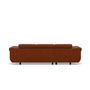 Voir la diapositive 6 : BEST MOBILIER Pablo - canapé d'angle gauche - 6 places - convertible avec coffre et têtières réglables - en velours côtelé