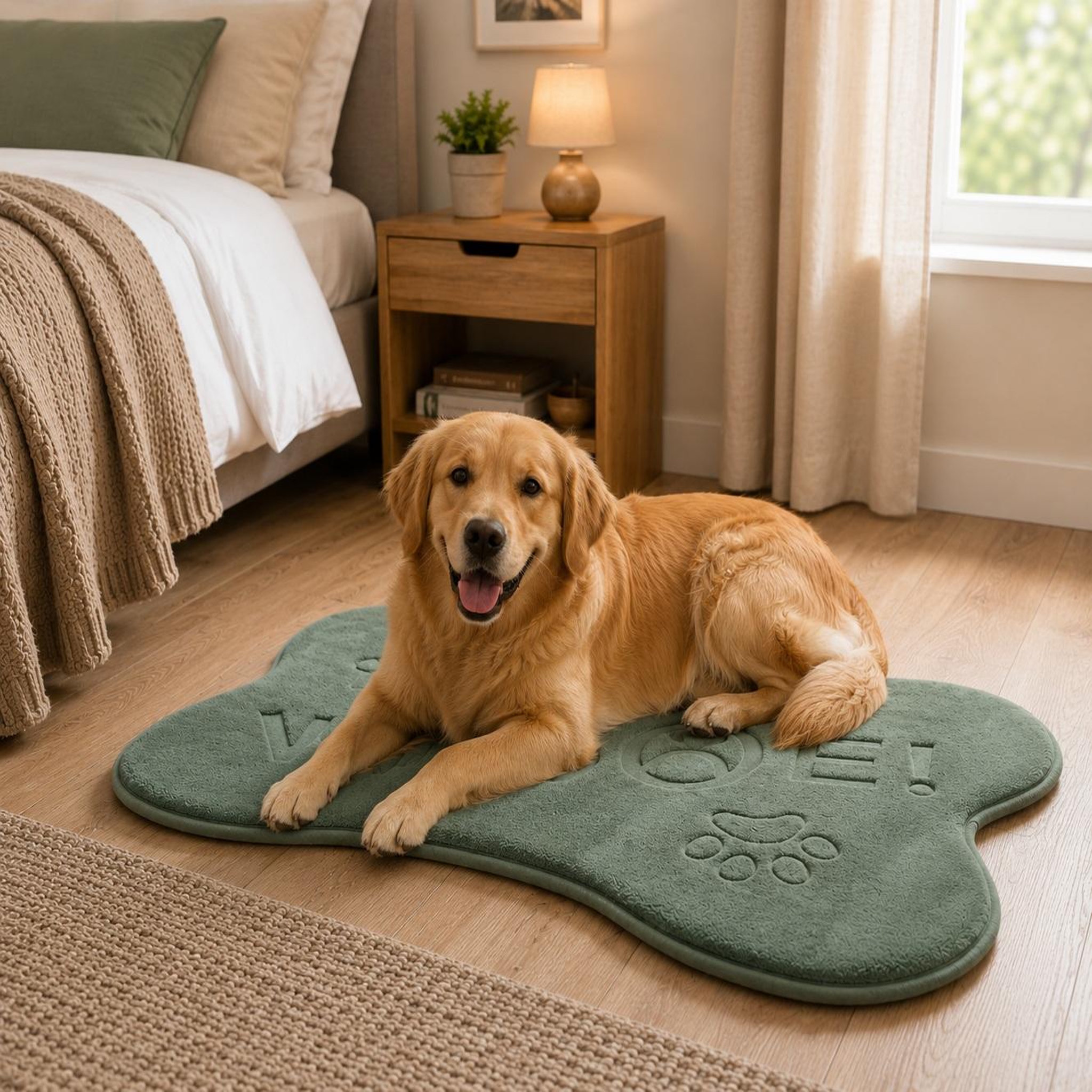 Voir la diapositive 5 : Eden Coussin en forme d'os pour chien mador