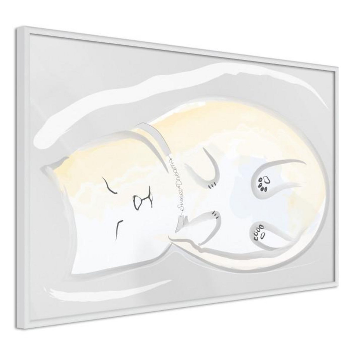 Paris Prix Affiche Murale Encadrée  Happy Kitty