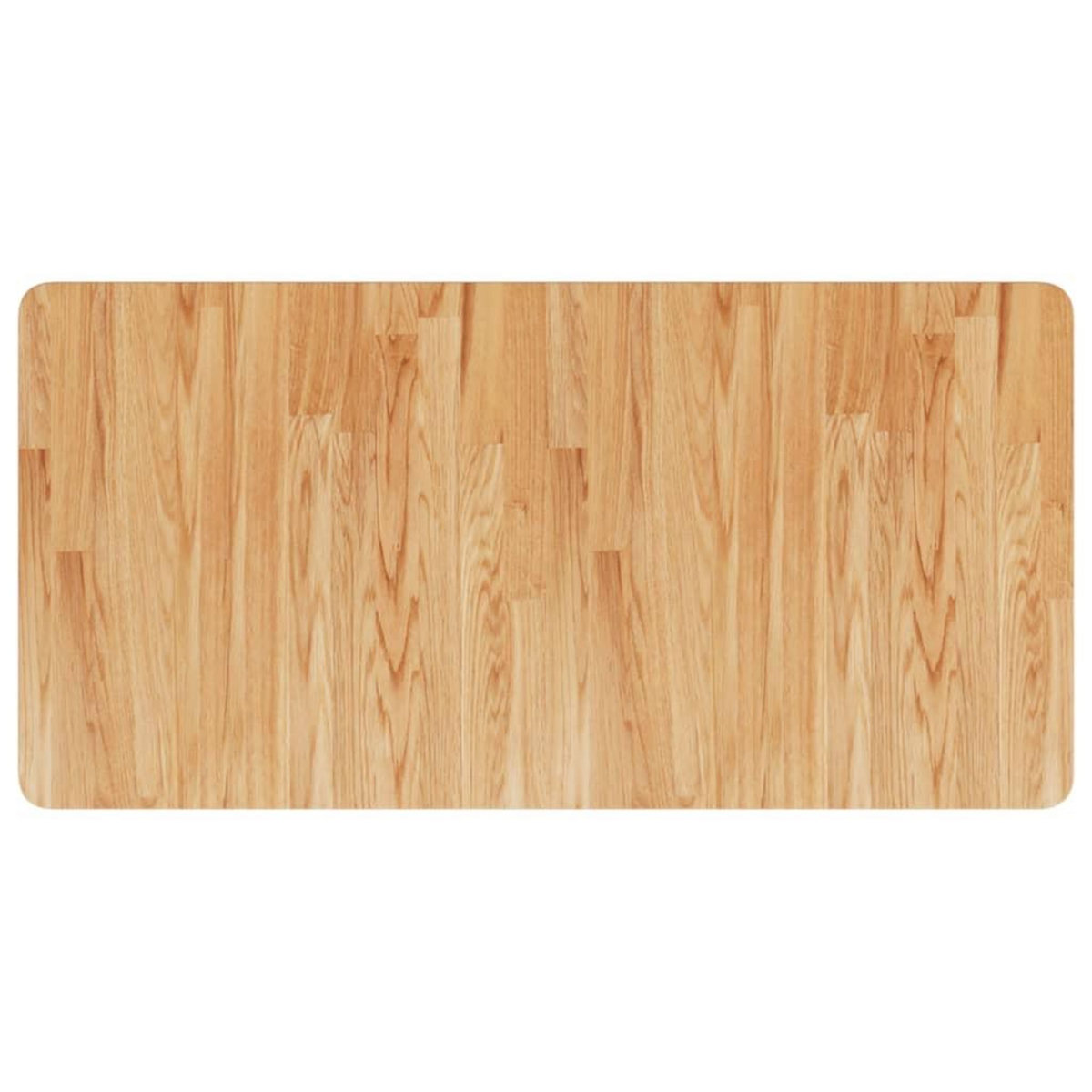 VIDAXL Comptoir de salle de bain Marron clair 100x50x2,5cm Bois traite