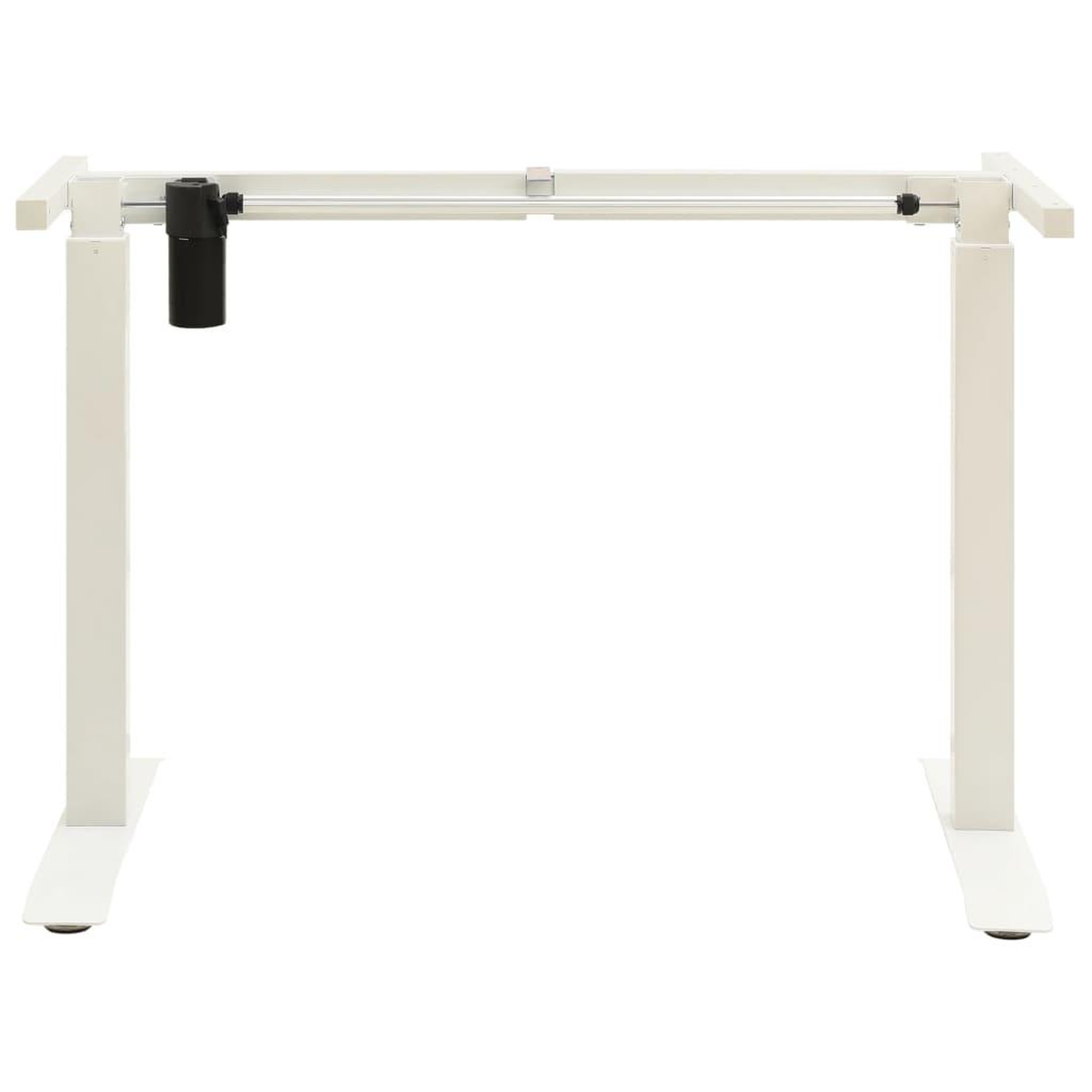 Voir la diapositive 3 : VIDAXL Cadre de bureau motorise electrique reglable en hauteur Blanc