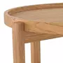Rendez vous déco Table basse Kouma D70 cm en bois de teck recyclé