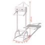 Voir la diapositive 6 : VIDAXL Portant à vêtements avec armoire Bois Blanc
