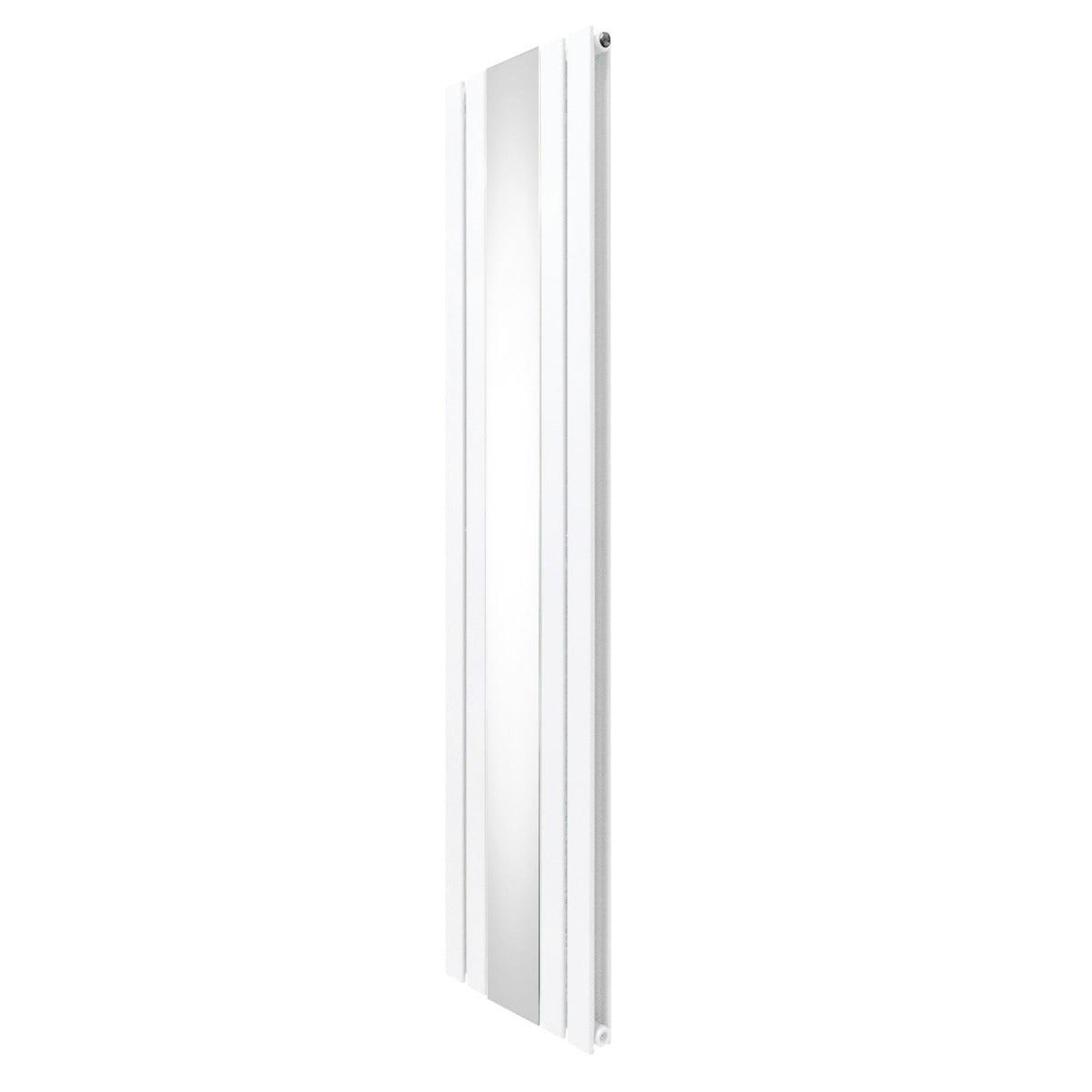 MONSTERSHOP Radiateur plat à miroir, 2 panneaux - 1800 x 425 mm. Coloris disponibles : Blanc, Noir, Gris