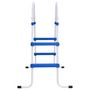 Voir la diapositive 3 : VIDAXL Echelle de piscine Bleu et blanc 84 cm Acier
