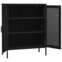 Voir la diapositive 4 : VIDAXL Armoire de rangement Noir 80x35x101,5 cm Acier