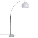 ATMOSPHERA Lampadaire en métal Contempo Chic - H. 179 cm - Blanc