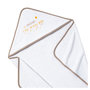 Voir la diapositive 3 : Babycalin Cape de bain bébé 70x70cm Message Papa