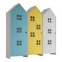 Voir la diapositive 1 : Paris Prix Pack - 3 Armoires Enfant  Casami Bruges  171cm Bleu, Jaune & Blanc