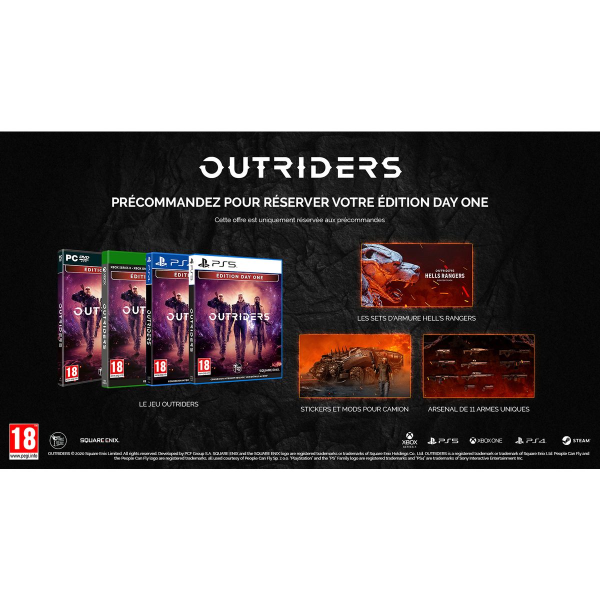 Square Enix Outriders Edition Day One PS5