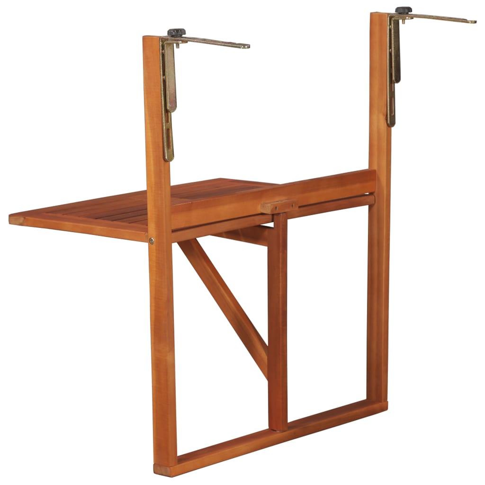 Voir la diapositive 3 : VIDAXL Table suspendue de balcon 64,5x44x80 cm bois d'acacia massif