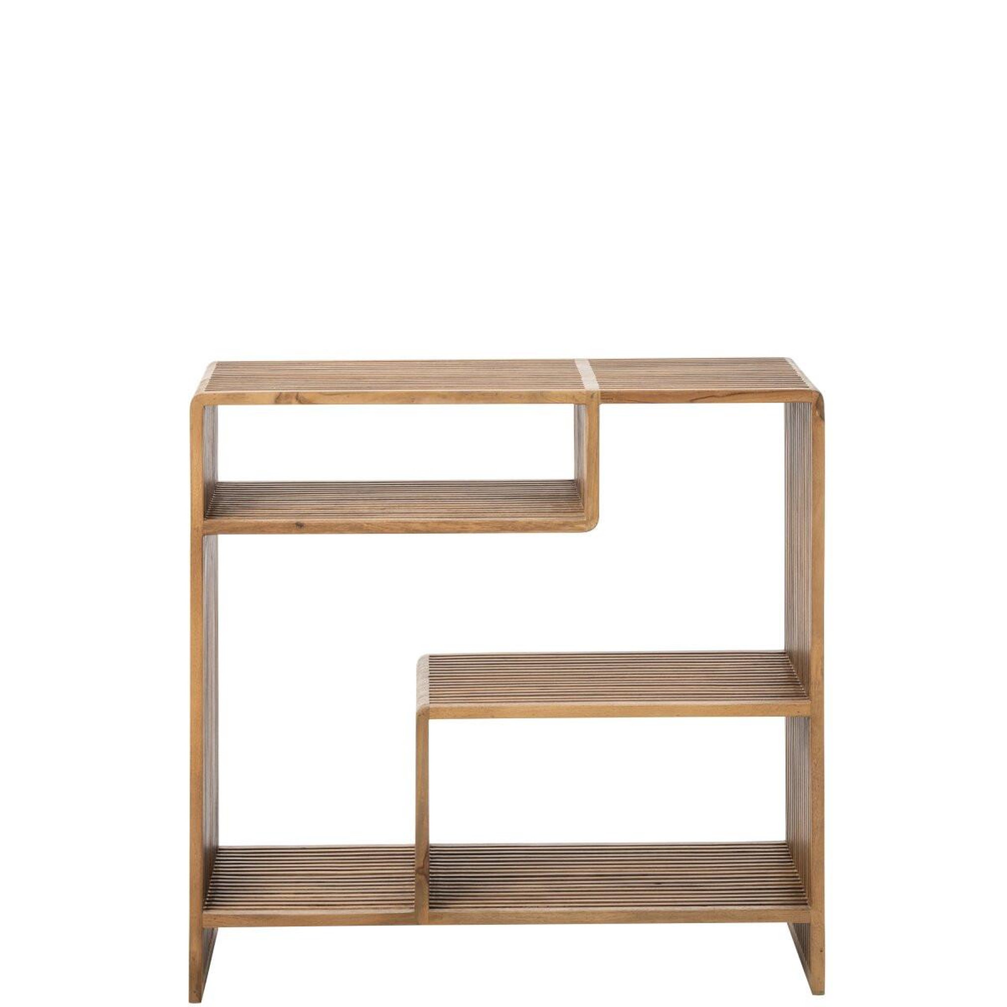 Voir la diapositive 5 : Paris Prix Étagère Design en Bois  Lars  85cm Naturel