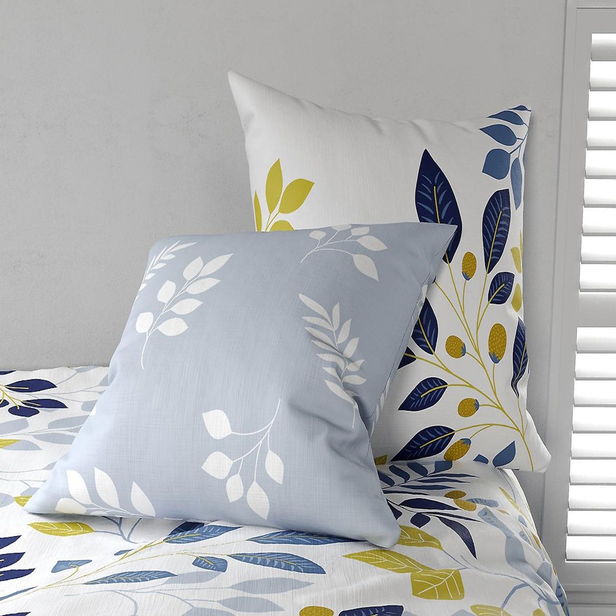 ATELIER DU COTON Parure de drap plat, drap housse 100% coton 57fils-chloé