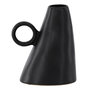 Voir la diapositive 1 : Paris Prix Vase Déco en Céramique  Ovy  17cm Noir