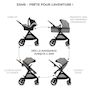 Voir la diapositive 4 : KINDERKRAFT Poussette multifonctionnelle 3 en 1 ESME PRO