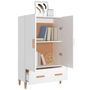 Voir la diapositive 4 : VIDAXL Buffet Blanc 70x31x115 cm Bois d'ingenierie