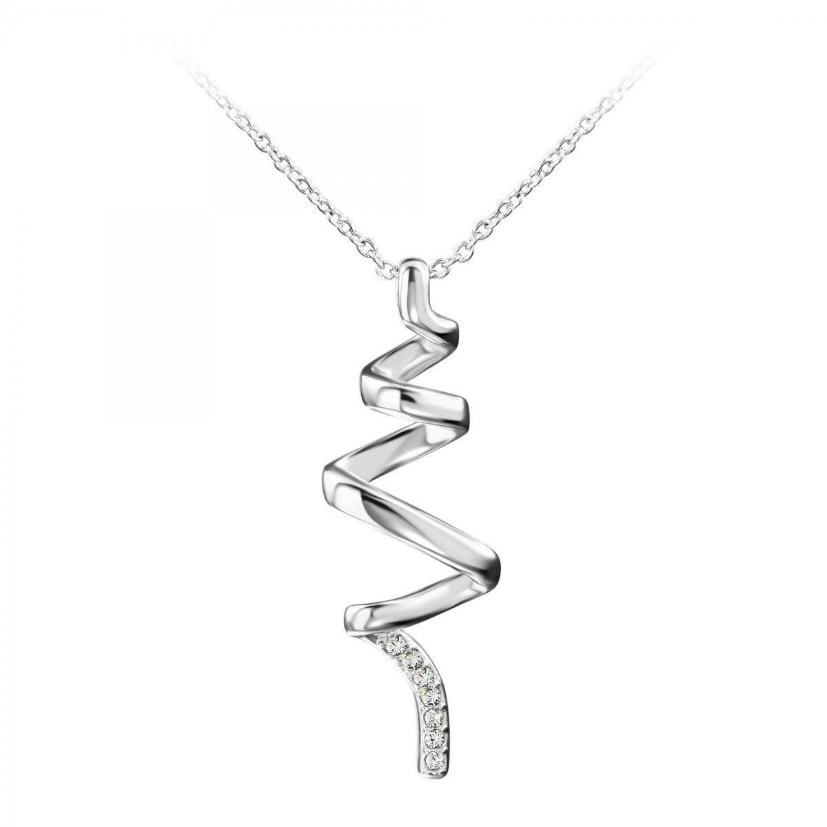 SC CRYSTAL Collier mode SC Crystal orné de Cristaux scintillants