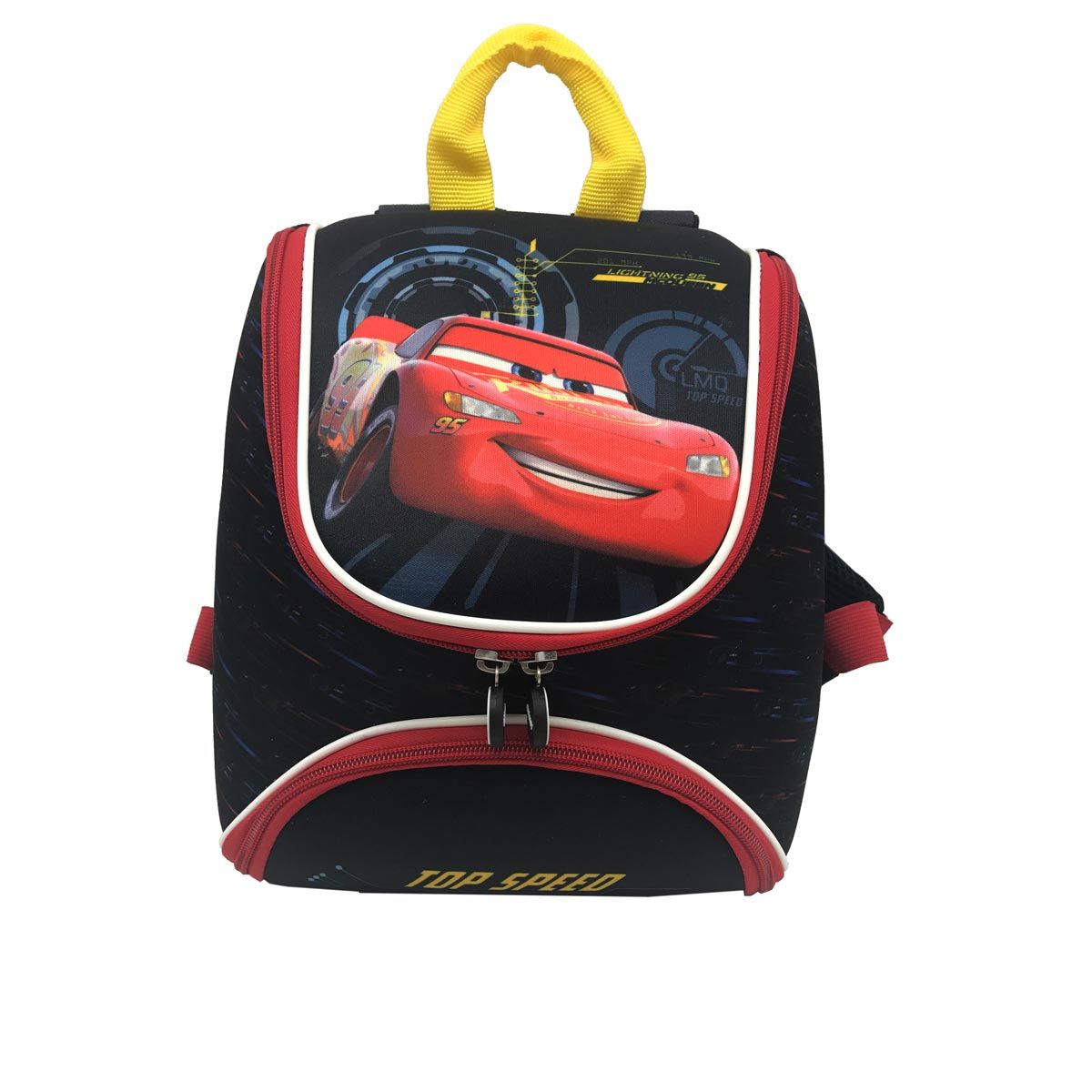  Sac goûter 1 compartiment garçon Premium Héros Cars noir