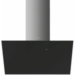 SMEG Hotte décorative murale inclinée KICV90BL2