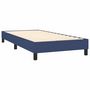 Voir la diapositive 4 : VIDAXL Sommier a lattes de lit avec matelas Bleu 80x200 cm Tissu