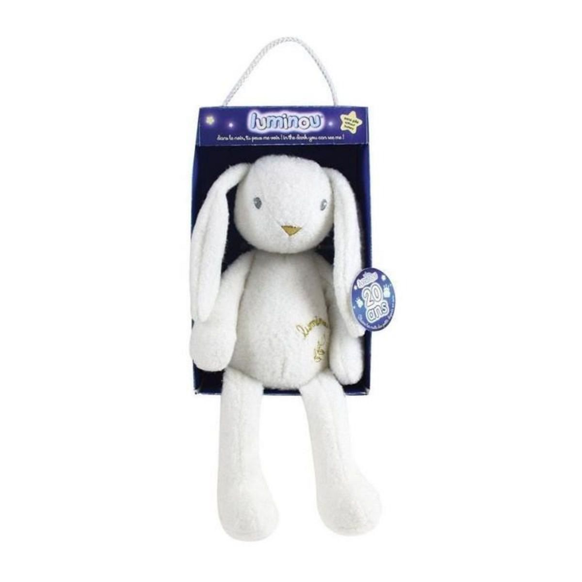 JEMINI LIMINOU Peluche lumineuse lapin +/- 30 cm