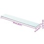 Voir la diapositive 5 : VIDAXL Panneaux d'etagere 2 pcs Verre Transparent 70x12 cm