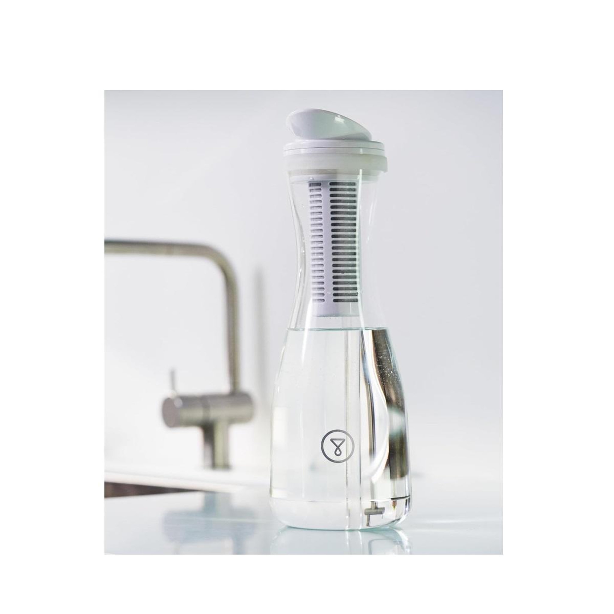 Voir la diapositive 2 : TAPPWATER Carafe filtrante 1.45 l blanc - TP-N101