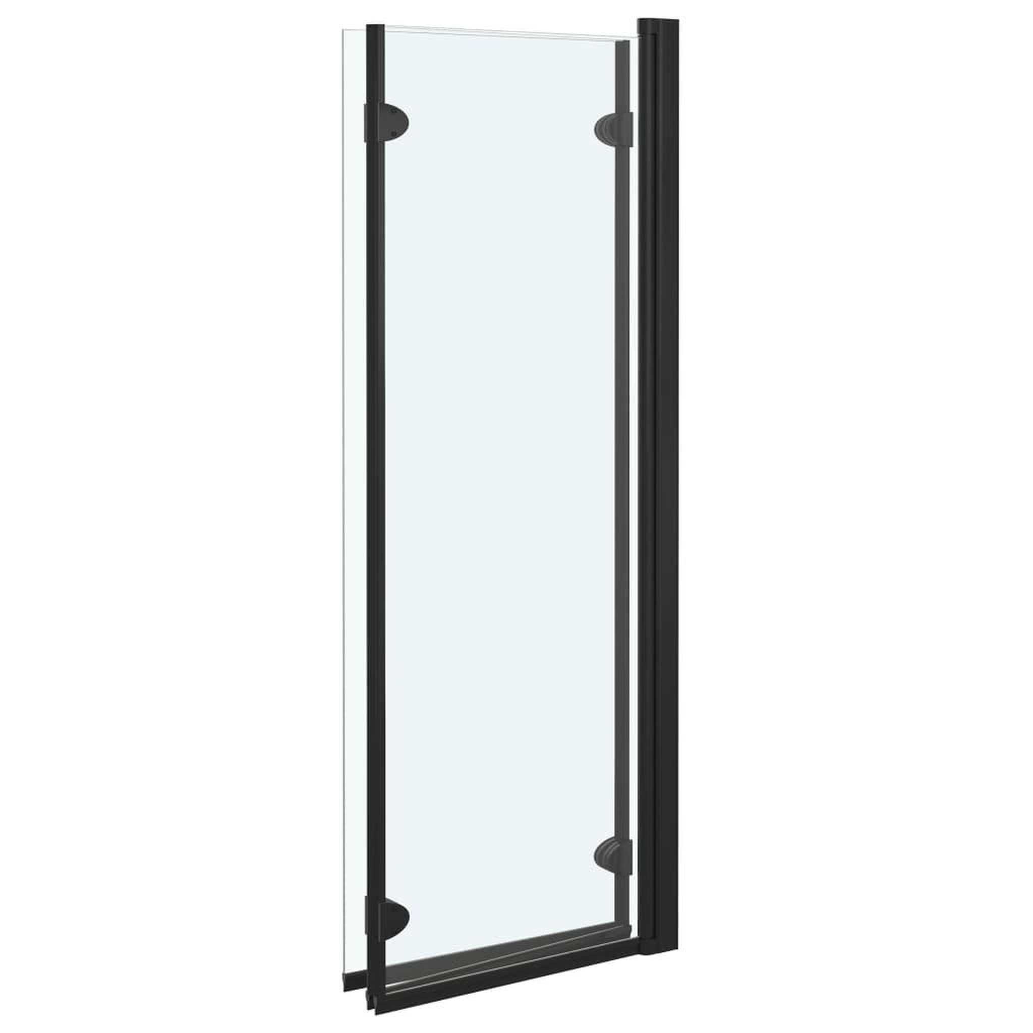 Voir la diapositive 4 : VIDAXL Cabine de douche pliable 3 panneaux esg 130x138 cm noir