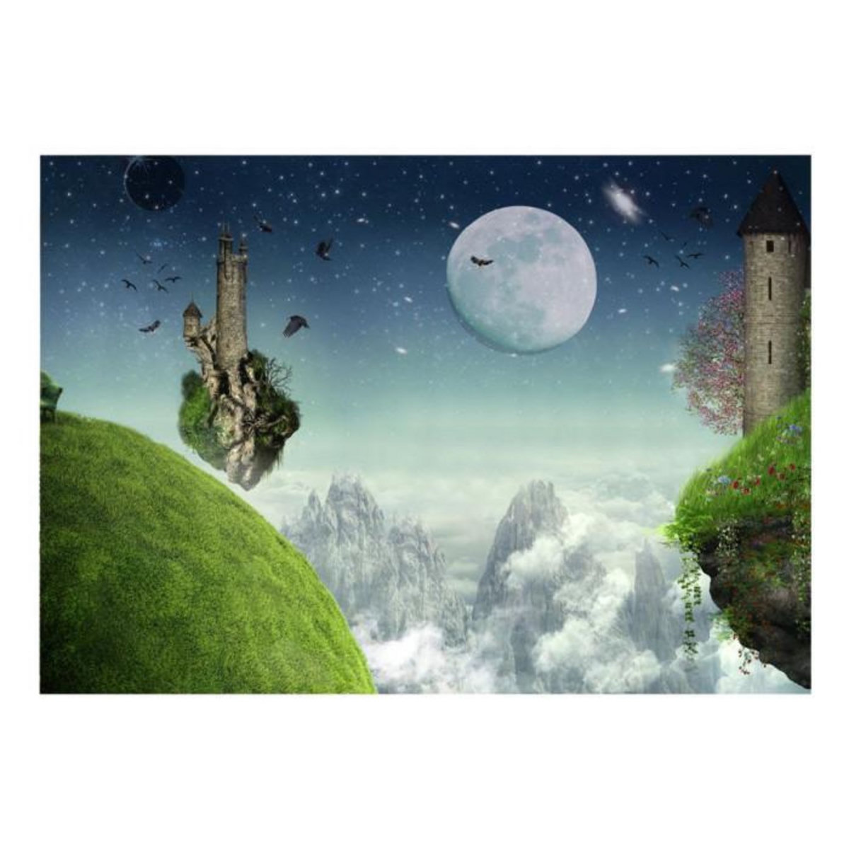 Paris Prix Papier Peint  Flight Over the Mountains