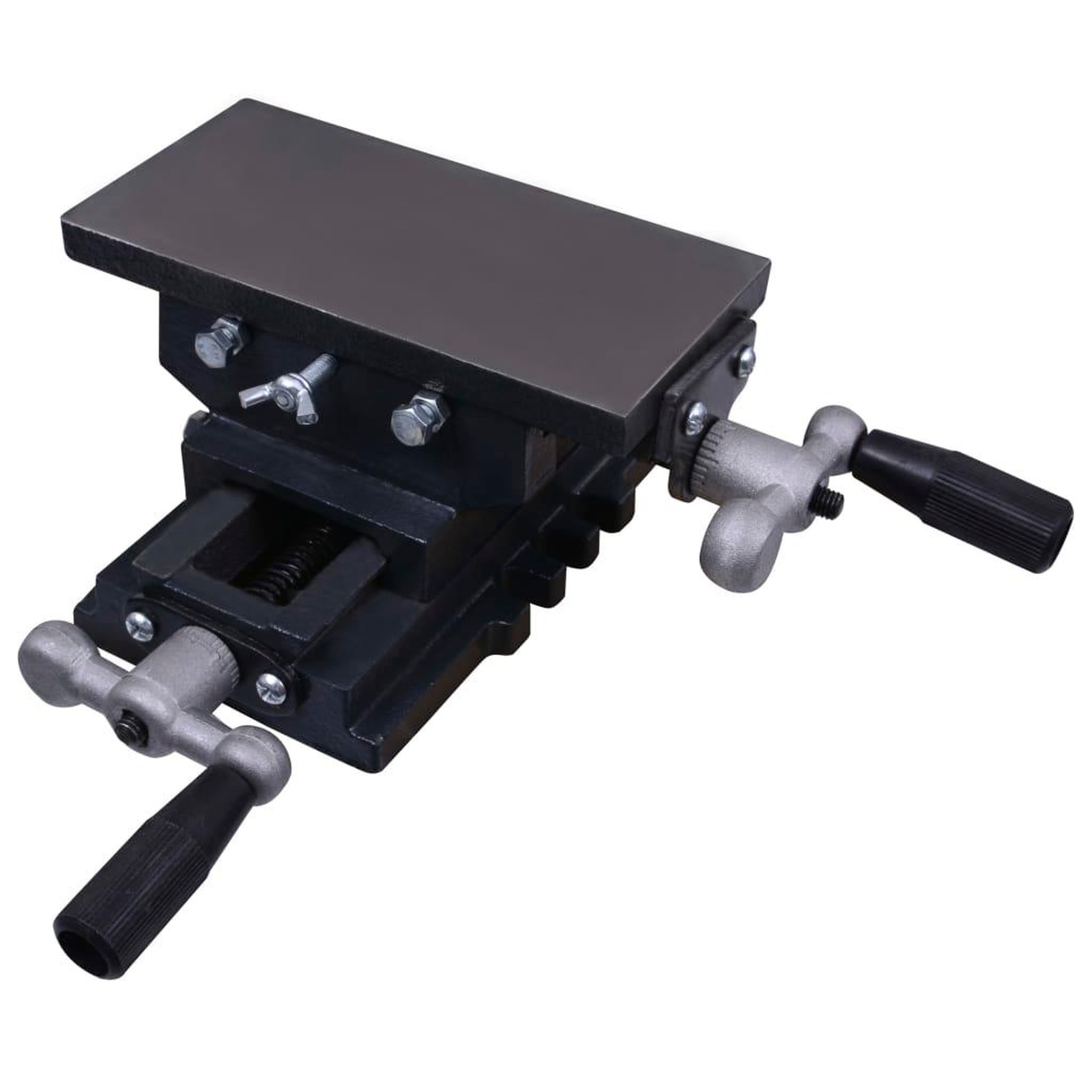 VIDAXL Table d'etau a glissiere transversale manuelle
