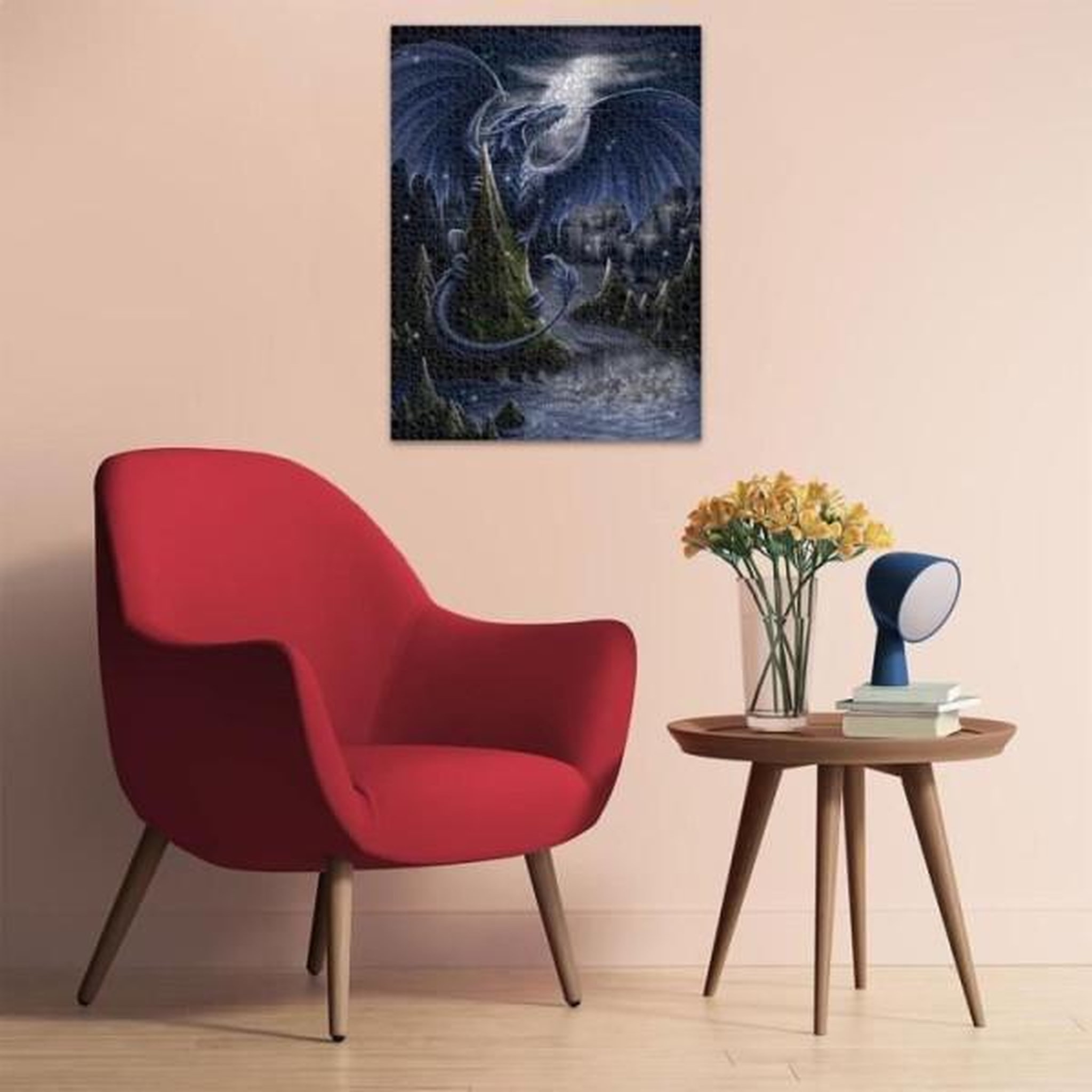 Voir la diapositive 4 : RAVENSBURGER Puzzle 1500 pieces le dragon bleu, adultes & enfants des 5 ans, 12000731, ravensburger