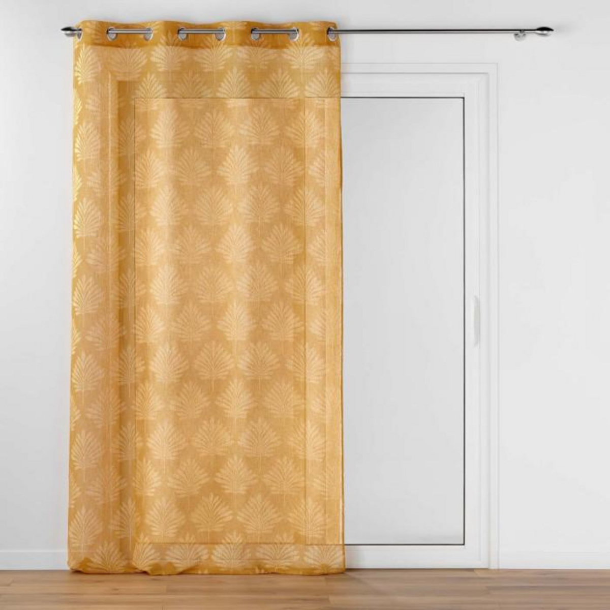 Paris Prix Rideau Voilage à Œillets  Levita  140x240cm Ocre