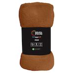 SOLEIL D'OCRE Couverture, Plaid en flanelle CALIN par Soleil d'Ocre. Coloris disponibles : Vert, Bleu, Orange, Marron, Rouge, Gris, Blanc, Noir