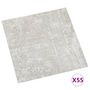 Voir la diapositive 2 : VIDAXL Dalles de plancher autoadhesives 55 pcs PVC 5,11 m² gris clair