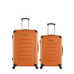 BLUESTAR BLUESTAR - Lot de 2 Valise grand format et valise weekend OPERA. Coloris disponibles : Noir, Marron, Orange, Beige, Bleu, Gris, Rose