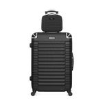 BLUESTAR BLUESTAR  -  Lot de 2  -  Valise grand format et vanity LIMA. Coloris disponibles : Noir