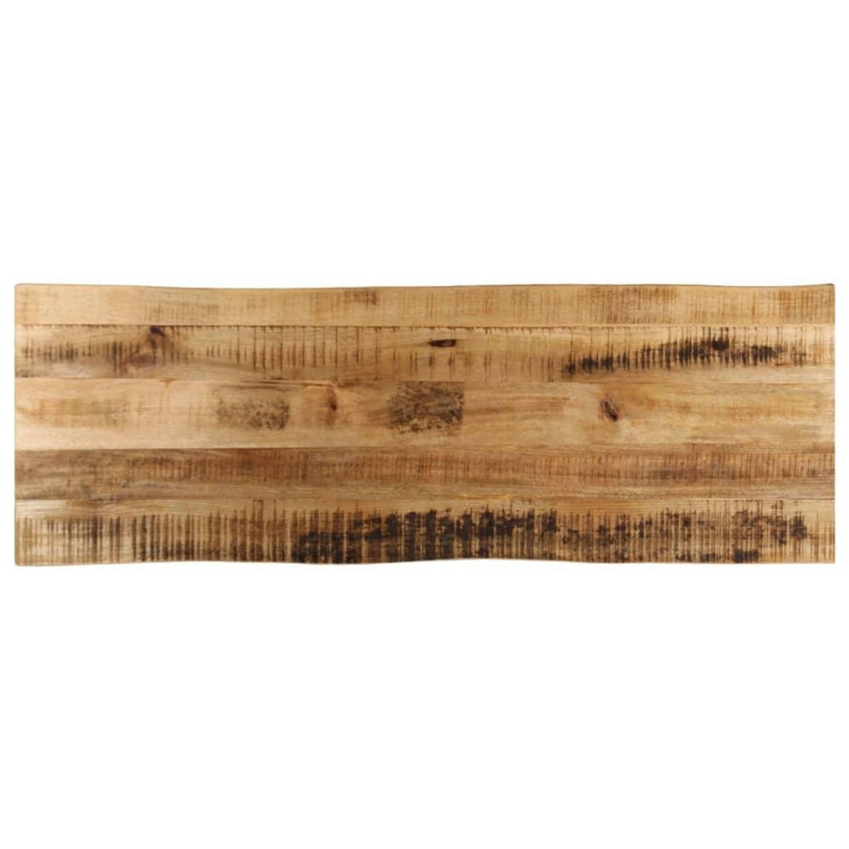 VIDAXL Dessus de table bord vivant 120x40x2,5 cm bois de manguier brut