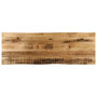 Voir la diapositive 1 : VIDAXL Dessus de table bord vivant 120x40x2,5 cm bois de manguier brut