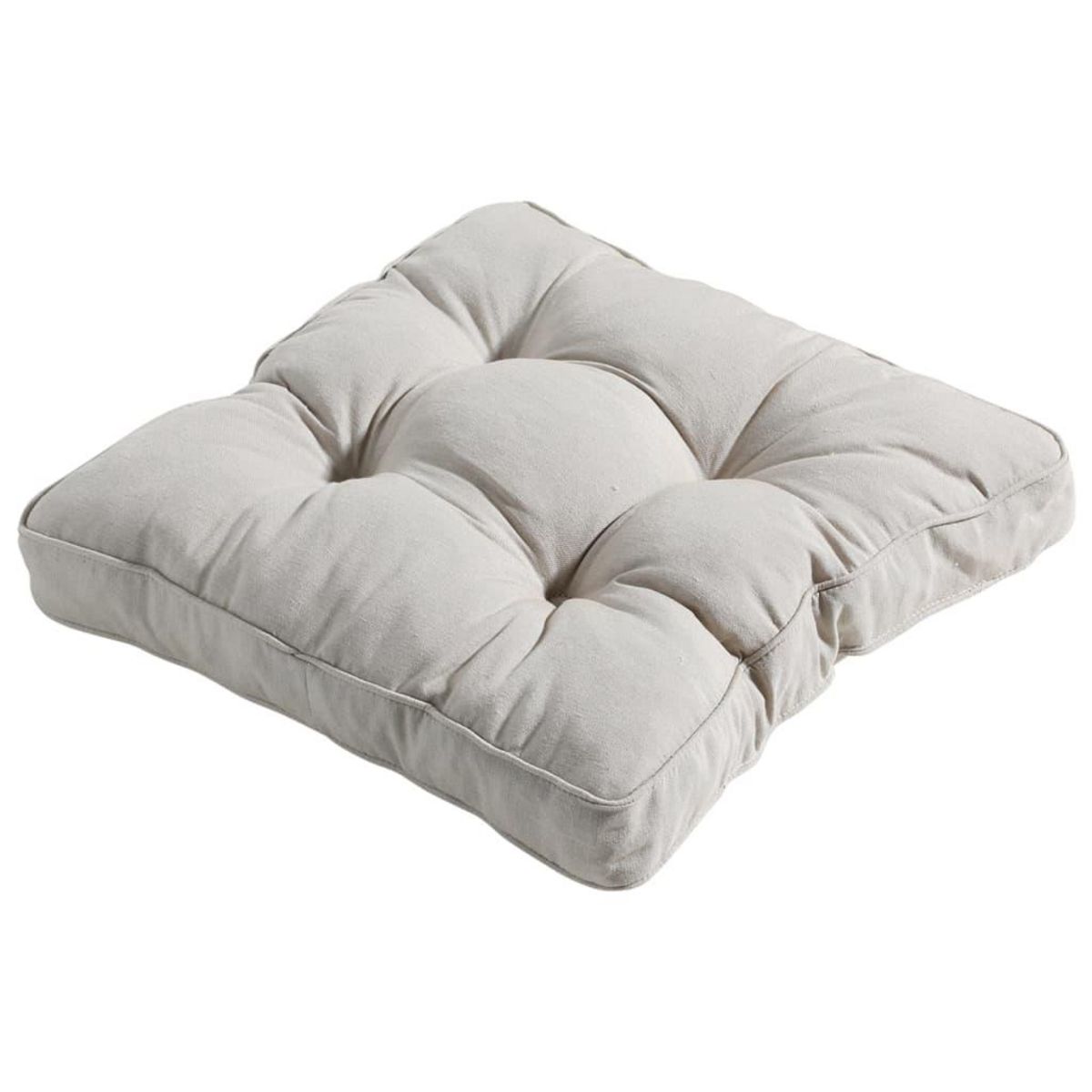MADISON Madison Coussin de siege matelas Panama 47x47 cm Beige clair