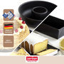 Voir la diapositive 2 : ZENKER Set de moule à cakes 30,5 x 11,5 cm et moule à savarins 28 cm Zenker Black Metallic