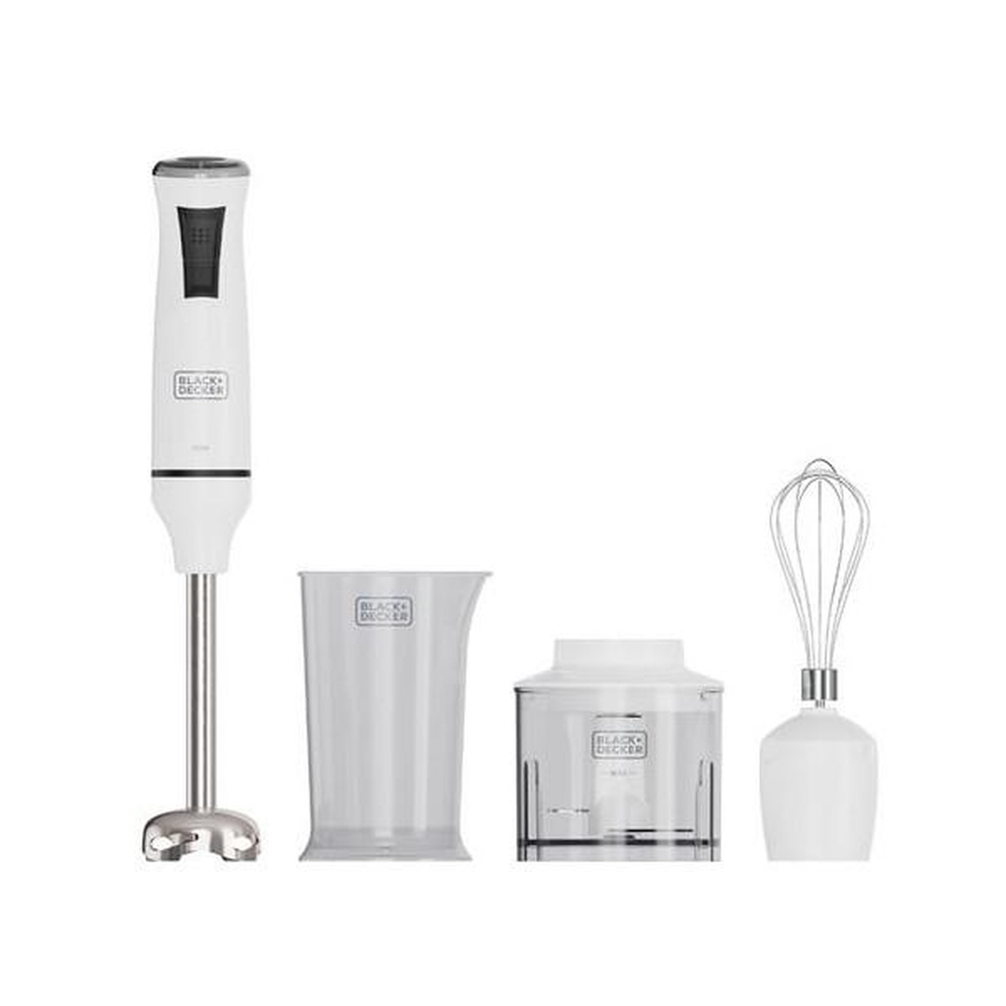 Black et Decker Mixeur plongeant Black et Decker BXHBA750E 750W Blanc