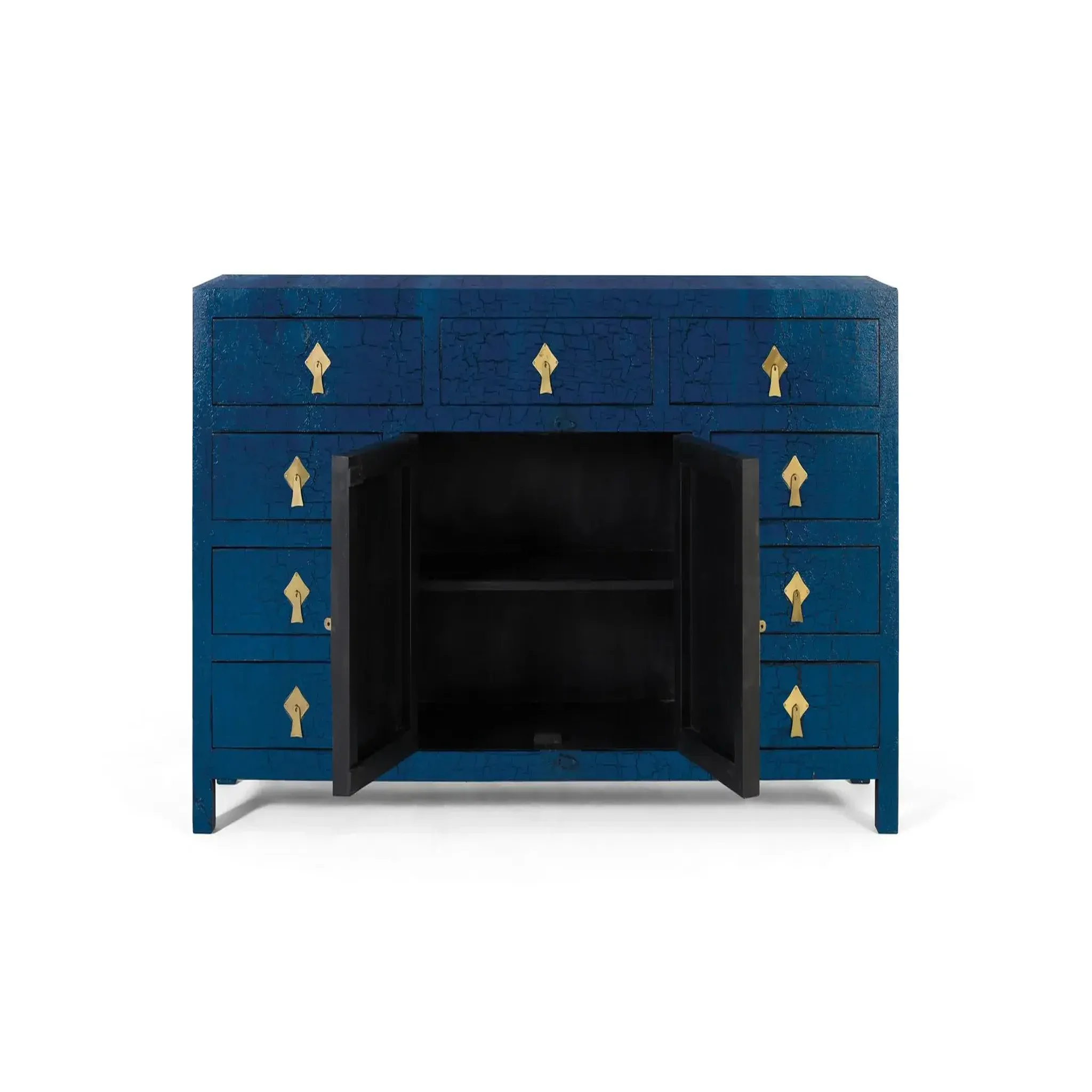 Voir la diapositive 3 : GINER Y COLOMER SL Buffet en bois de manguier et mdf 180cm style oriental