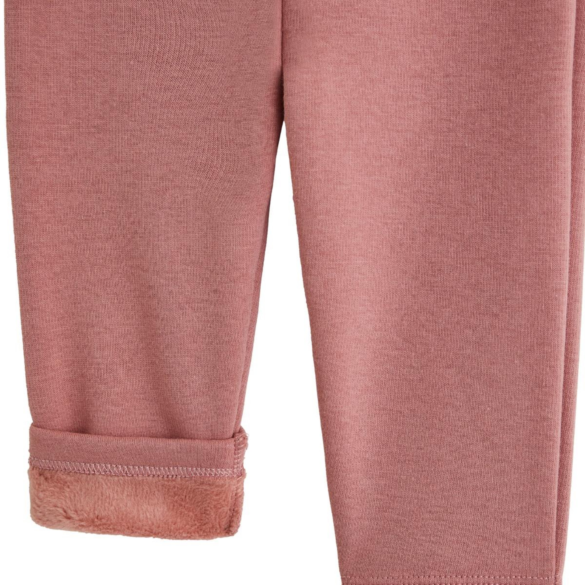 Voir la diapositive 2 : PETIT BEGUIN Lot de 3 leggings enfant en molleton ultra chaud