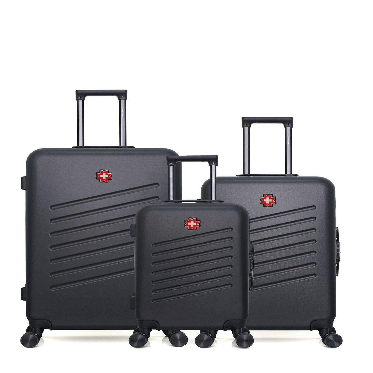 SWISS KOPPER SWISS KOPPER - LOT DE 3 - Valises grand format, weekend et cabine ZURICH