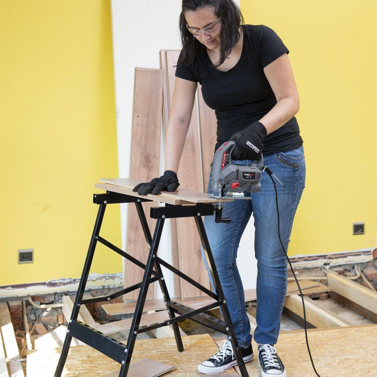 POWERPLUS Scie sauteuse filaire 710w Powerplus