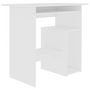 Voir la diapositive 2 : VIDAXL Bureau Blanc 80x45x74 cm Bois d'ingenierie