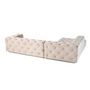 Voir la diapositive 6 : LISA DESIGN Gallata - canapé chesterfield d'angle gauche - 5 places - en velours