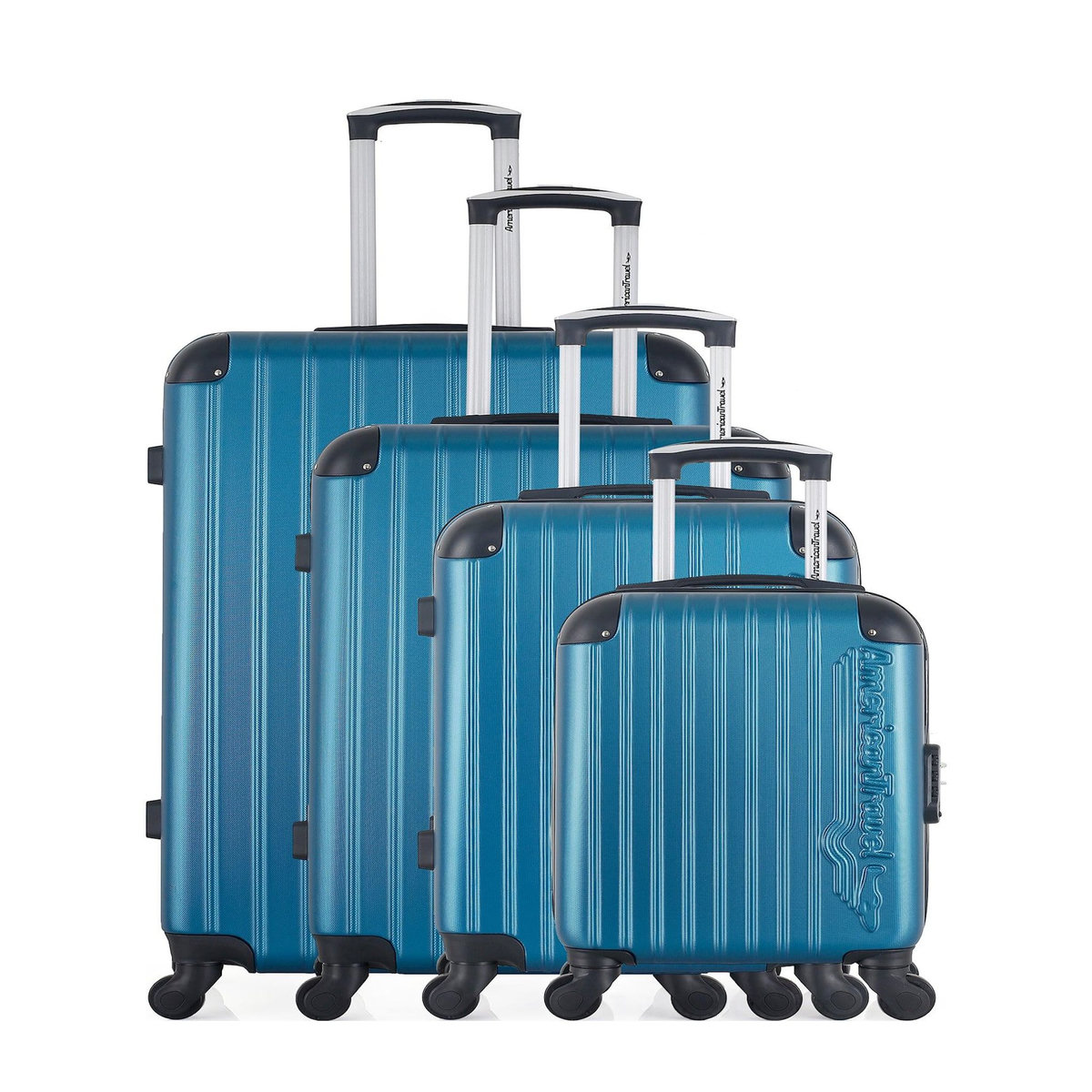 AMERICAN TRAVEL AMERICAN TRAVEL - Set de 4 Valises BUDAPEST-M 75 cm 4 Roues