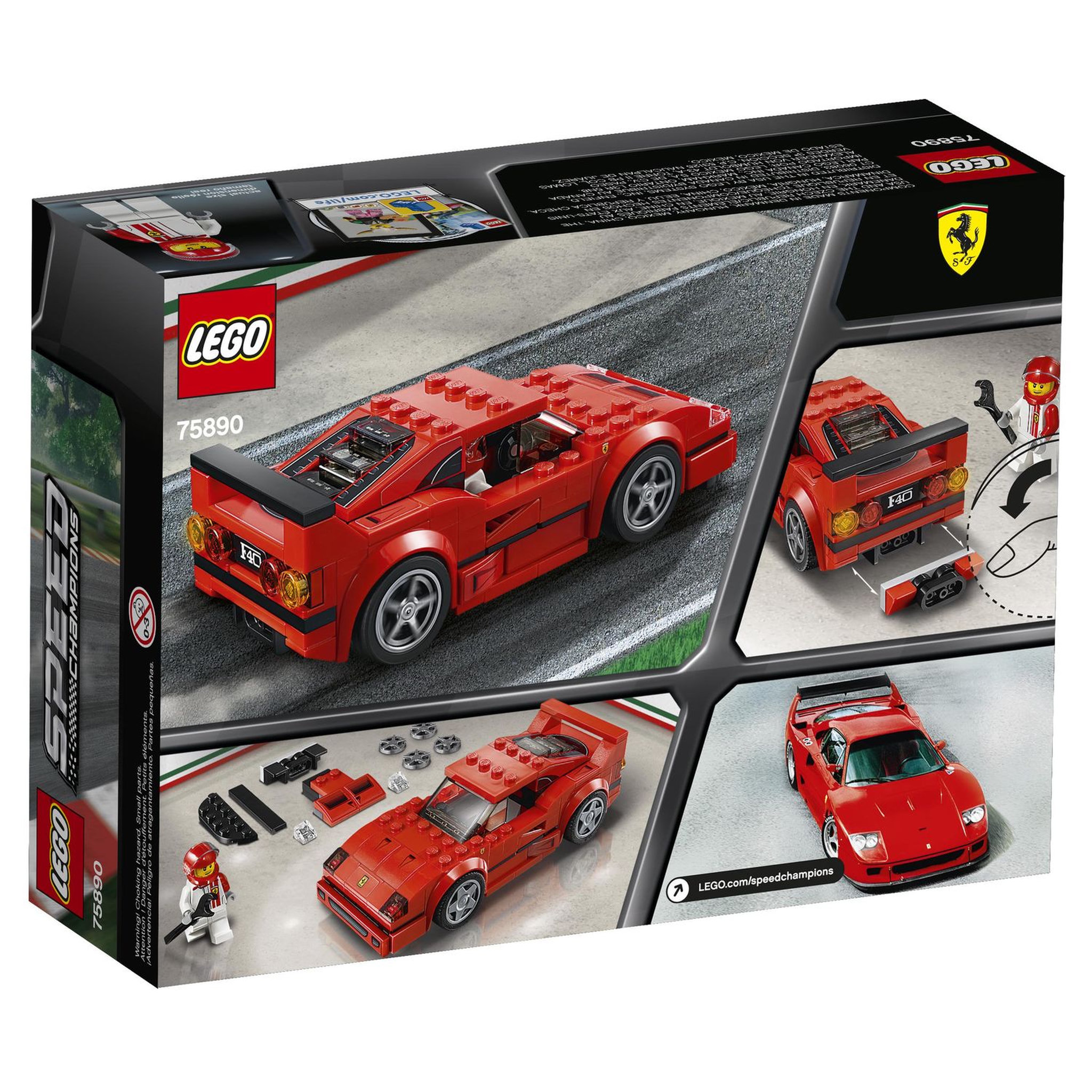 Voir la diapositive 8 : LEGO Speed Champions 75890 - Ferrari F40 Competizione