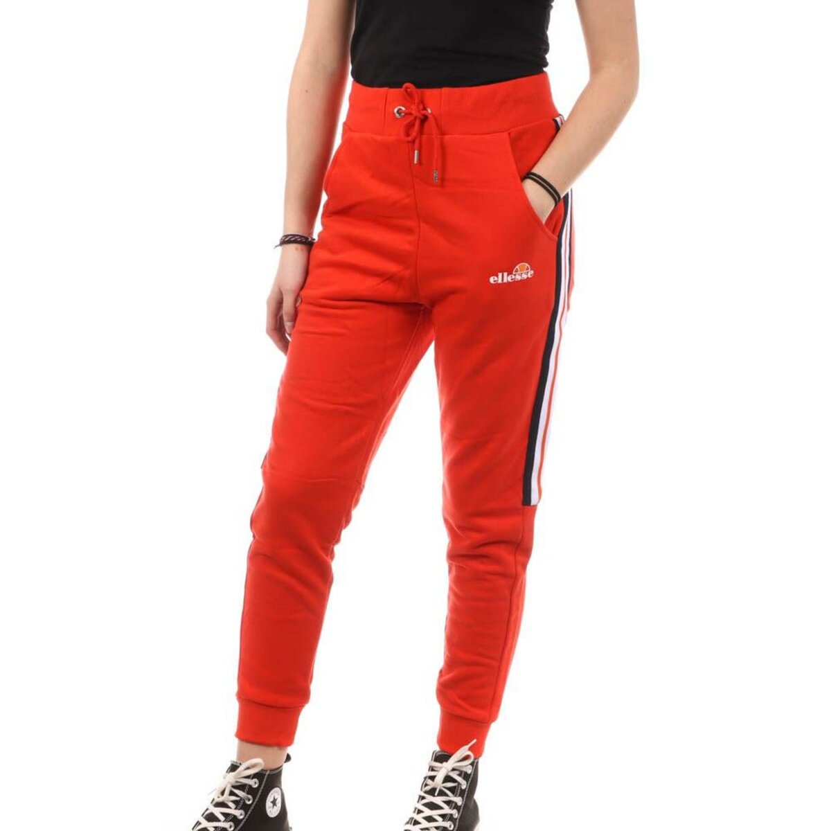 ELLESSE Jogging Rouge Femme Ellesse Cuffed pas cher Auchan